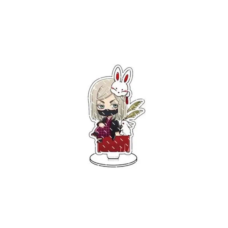 Anime Tokyo Revengers Figure Cosplay Acrylic Stand Ran Rindo Haitani Original Doujin Model Plate Fans Gifts Collection Keychain