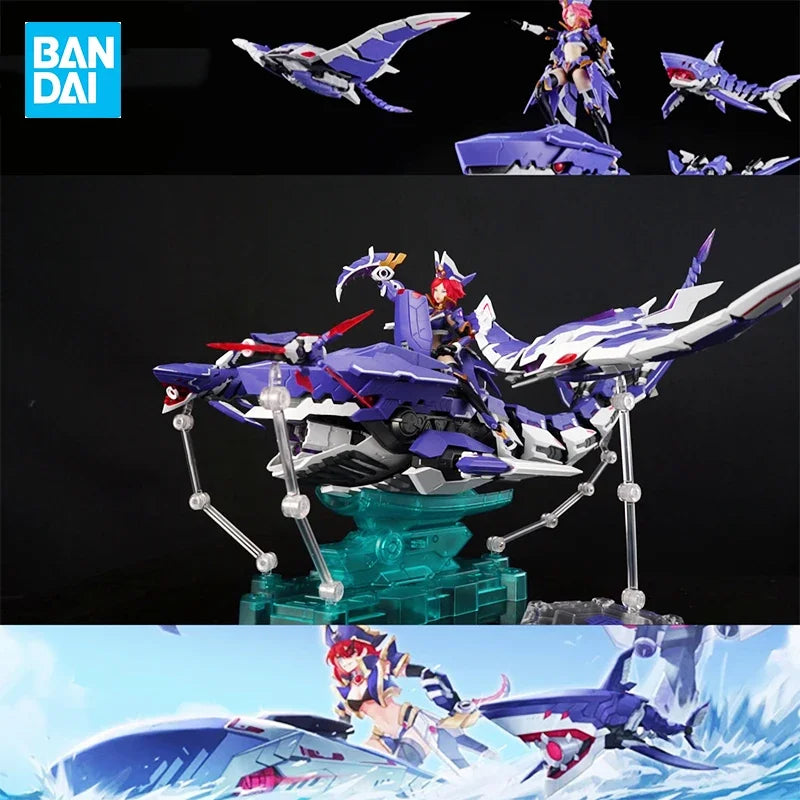 Ms General Original Mecha Seven Deadly SINS Shark Machine Girl Greed Assembly Action Figure Model