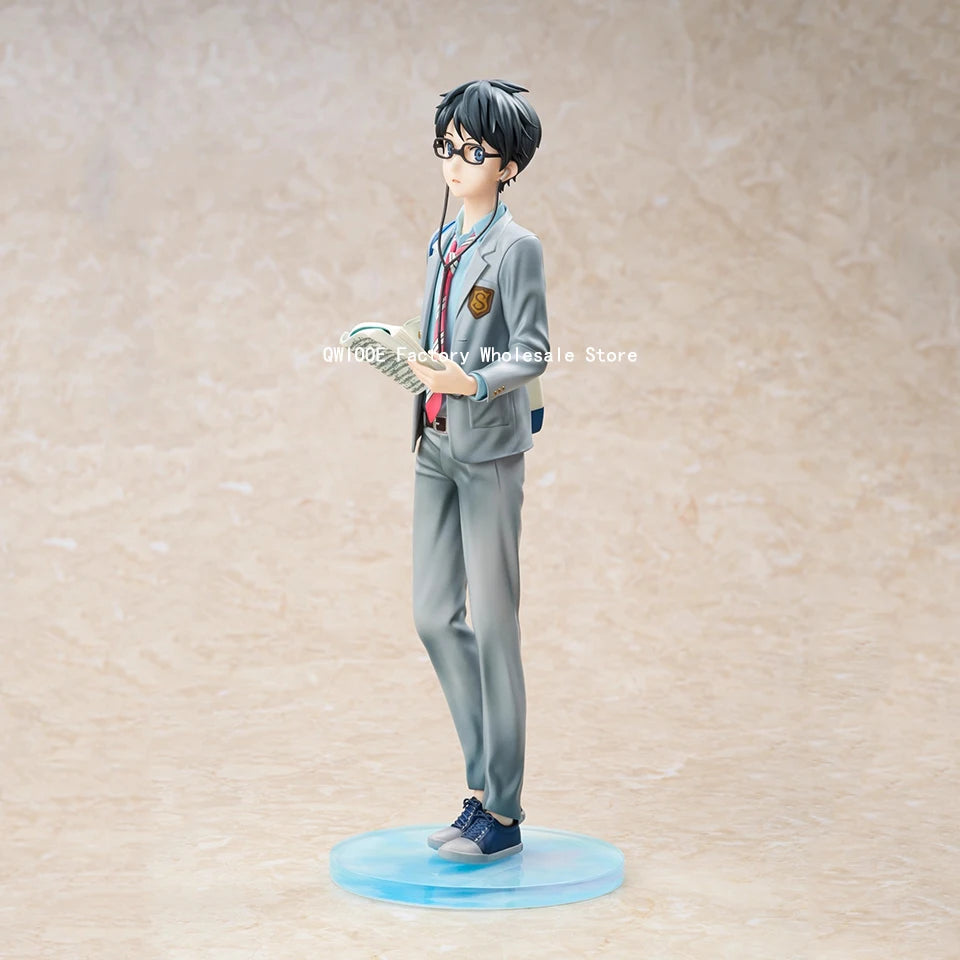 Original Genuine HobbyMax Your Lie in April 22.5cm Miyazono Kawori Arima Kousei PVC Collection Model Toys Gifts QWIOOE Wholesale