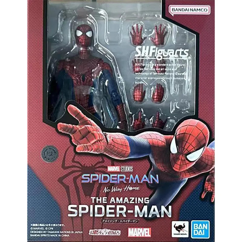 Original BANDAI S.H.Figuarts Spider-Man 3 Heroes Of No Return The Amazing Spider-Man In Stock Action Collection Figures Model