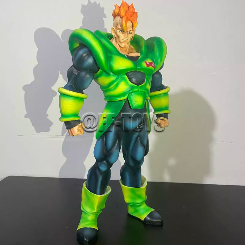 41Cm Anime Dragon Ball ANDROID 16 Figure PVC Action Figures GK Statue Collection Model Toys for Children Gifts