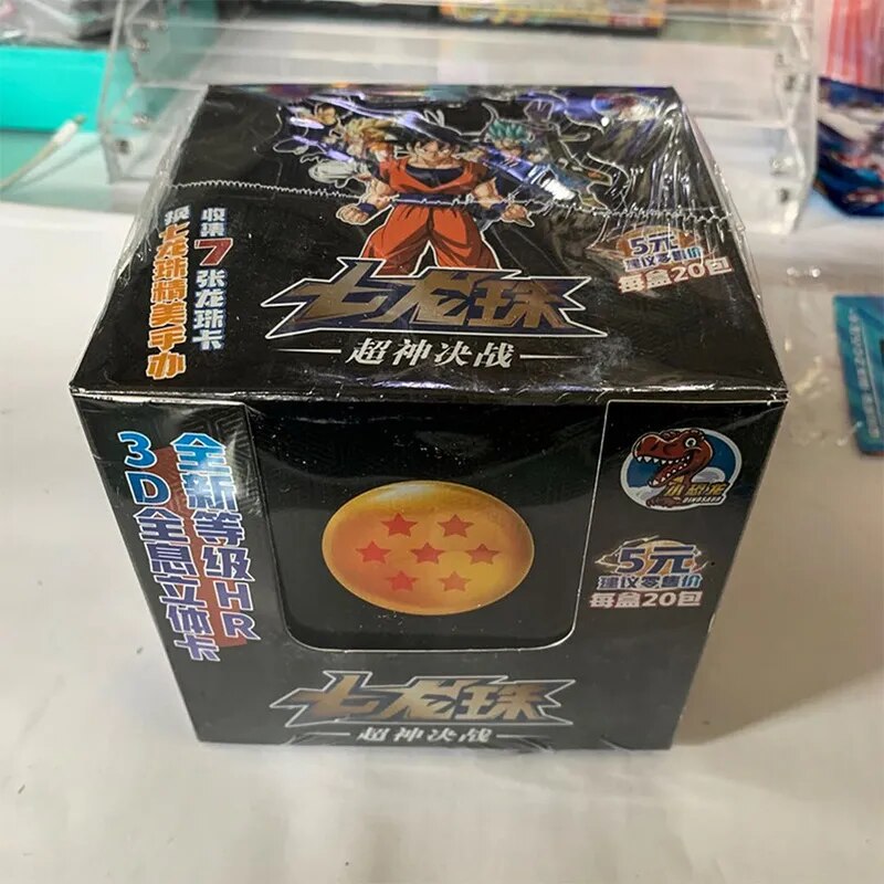 Juego de cartas Original de DRAGON BALL NARUTO, colección de cartas de Anime Flashs Son Goku 3D brillante Super Z, cartas de tablero de batalla, juguete de regalo de ANIME