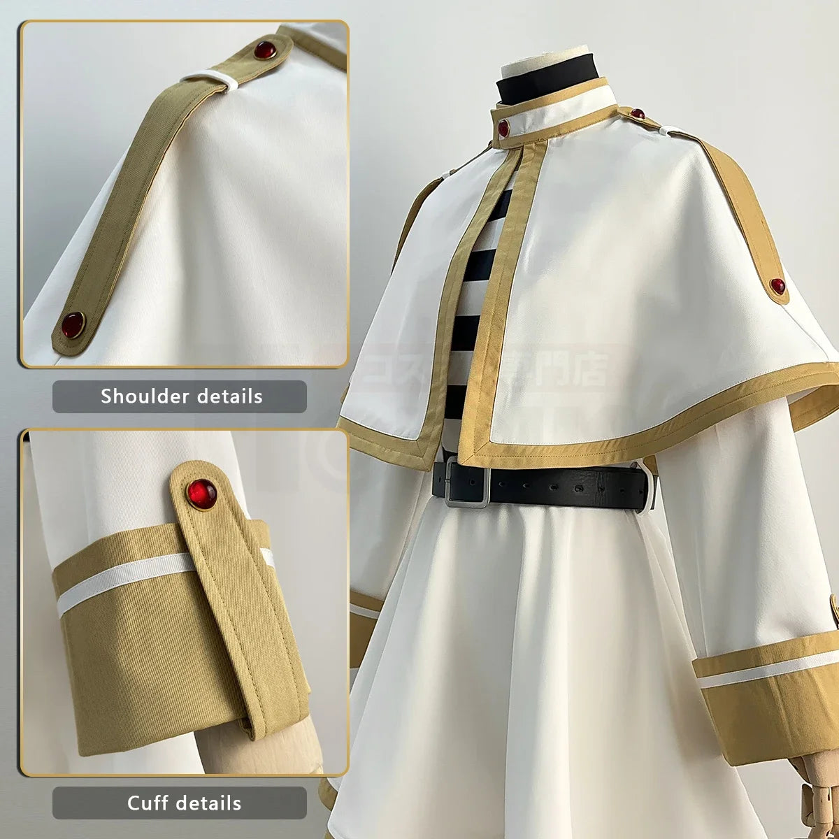 Frieren Beyond Journey's End Anime Frieren Cosplay Costume Shawl Cloak Dress Wig Grey Ponytail Rose Net Christmas