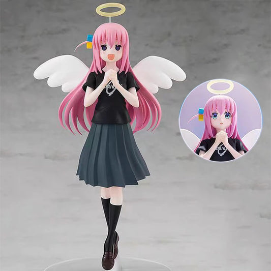 Anime Dolls Bocchi The Rock Manga Figurine Angel Gotoh Hitori Figure Kawaii Girls Model PVC Collection Decoration Room Toys Gift