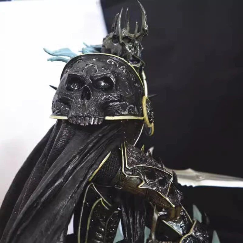 World Of Warcraft Anime Figure Lich King Alsace Action Figures Model Collection Light Lich King Hdnamde Room Ornament Boy Gifts