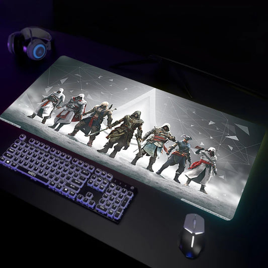 Anime Mouse Pad A-Assassin's Creed Mousepad Gamer Gaming Accessories Pc Cabinet Carpet Office Computer Desk Mat Keyboard Mats