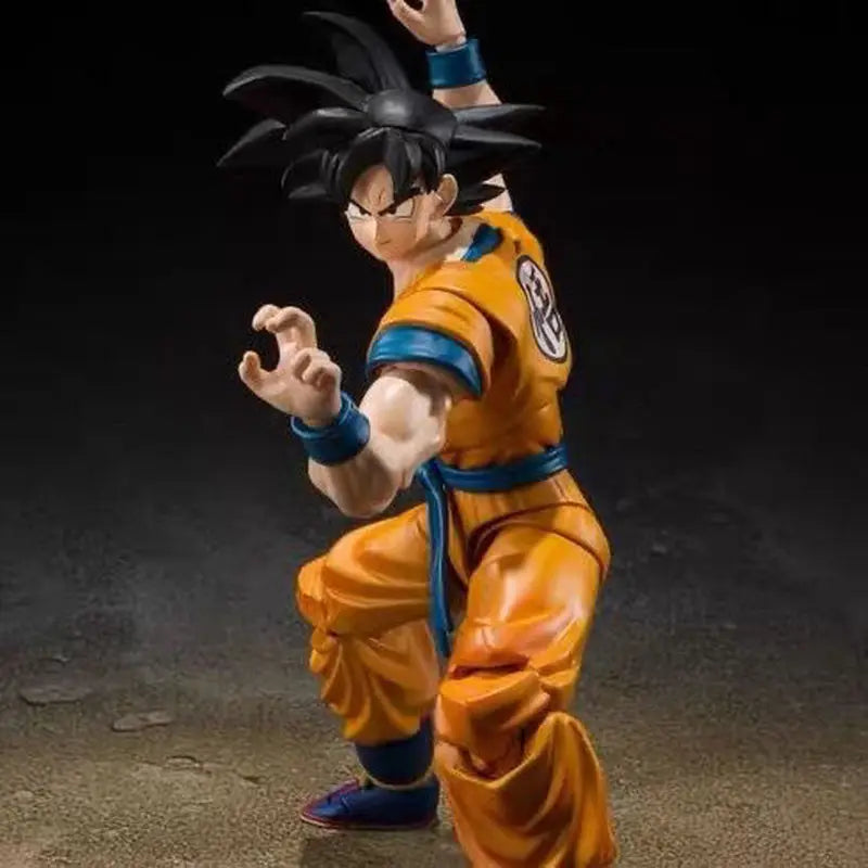 Bandai Original Shf 2022 Dragon Ball Super Hero Theater Edition S.h.figuarts Goku Dall Action Figures Toy Gift