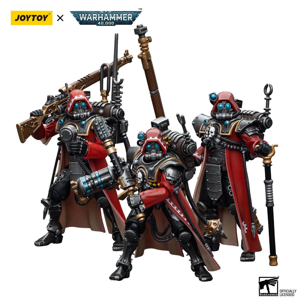[IN-STOCK] JOYTOY 1/18 Action Figure Warhammer 40K Adeptus Mechanicus Skitarii Ranger Anime Military Model Free Shipping