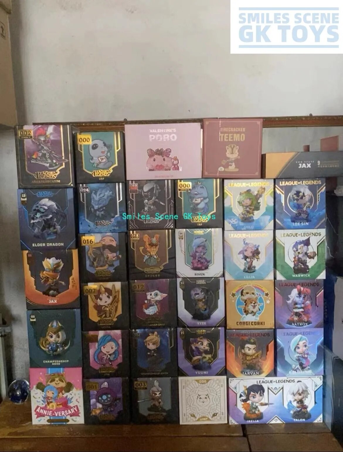 En stock 100% original Todas las figuras de personajes de League of Legends S12 Liga profesional Equipos IG limitados Conjunto completo ZOE K/DA LULU