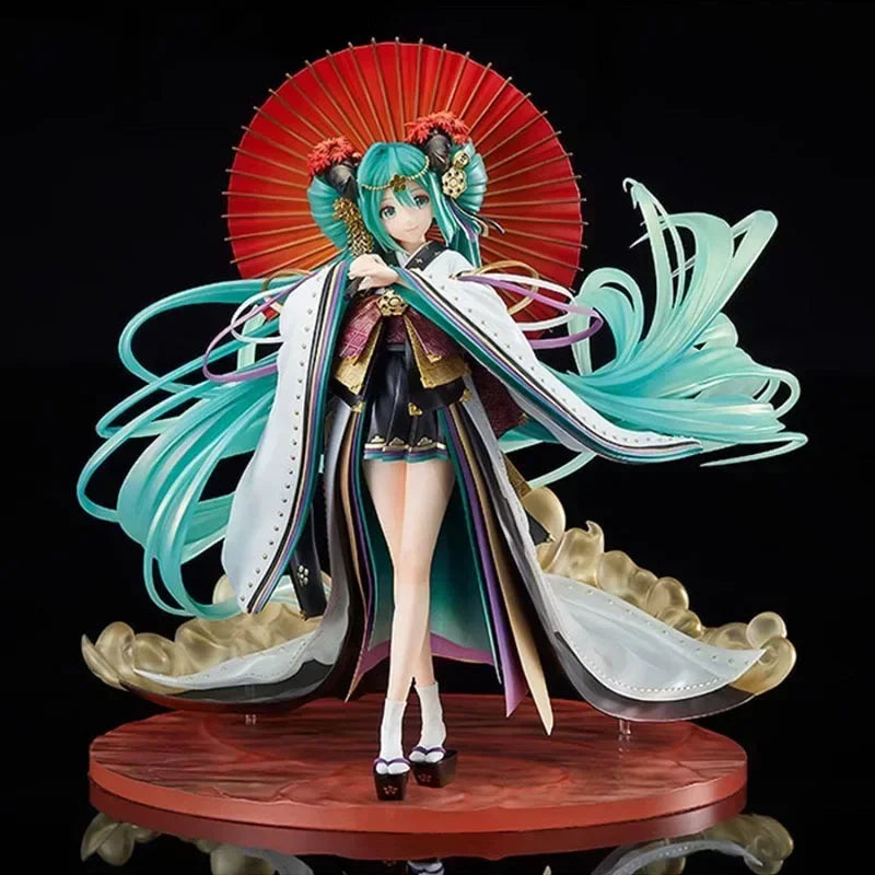 GSC Original Hatsune Miku Anime Figure VOCALOID Miku Land of the Eternal Action Figure Toys for Boys Girls Kids Birthday Gifts