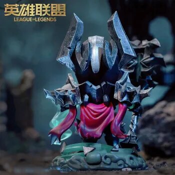 Figura de Anime Mordekaiser de League of Legends, periférico de juego auténtico, modelo de escultura de tamaño pequeño, modelo LOL, periféricos