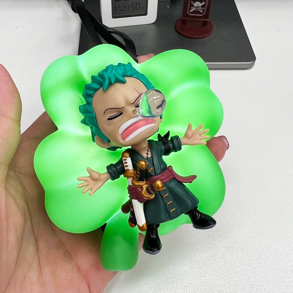 One Piece Anime Blind Box Series Night Light Luffy Zoro Nami Sanji Chopper Figures Sweet Dream Led Mystery Box Toy Ornament Gift