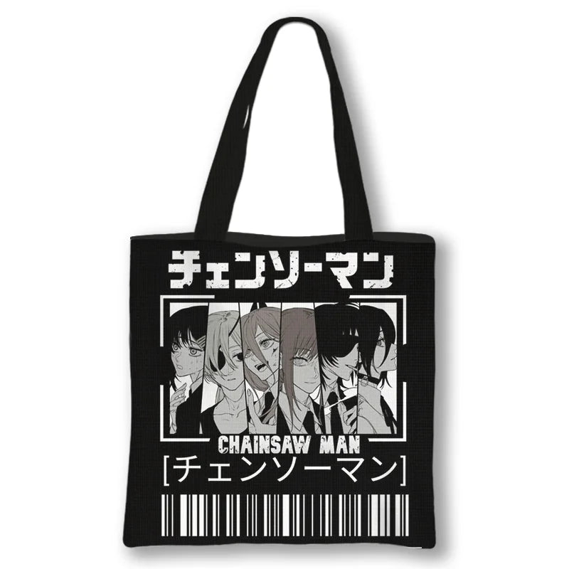 Chainsaw Man shopping bag shopper shopper tote bolsas de tela bolsa bag bolsa compra string sac cabas boodschappentas sac toile