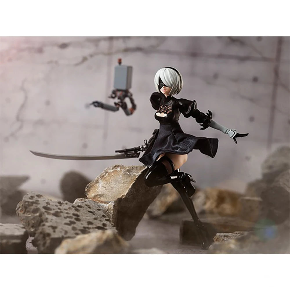 Aniplex Buzzmod. Nier: Automata 2B Model Toys Collectible Anime Game Action Figure Gift for Fans