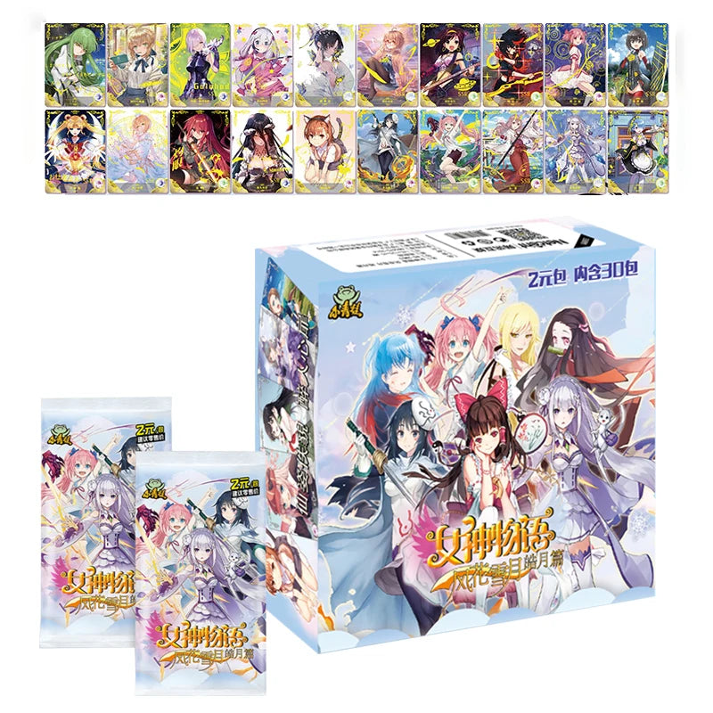 Goddess Story Collection Cards Full set PR Anime Board Game Cards  TCG CCG Lovely Girl Table Toys