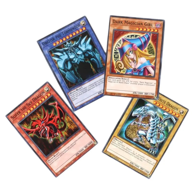 66Pcs/Box English Yu Gi Oh Cards Playing Game Trading Battle Carte Dark Magician Collection Kids yugioh Playing Card Game Toy