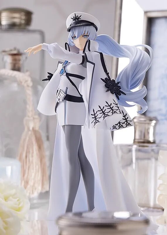 Original RWBY Weiss Schnee Anime Figure Toys GSC Pop Up Parade Rwby Hyousetsu Teikoku PVC Model Kids Gift 17cm