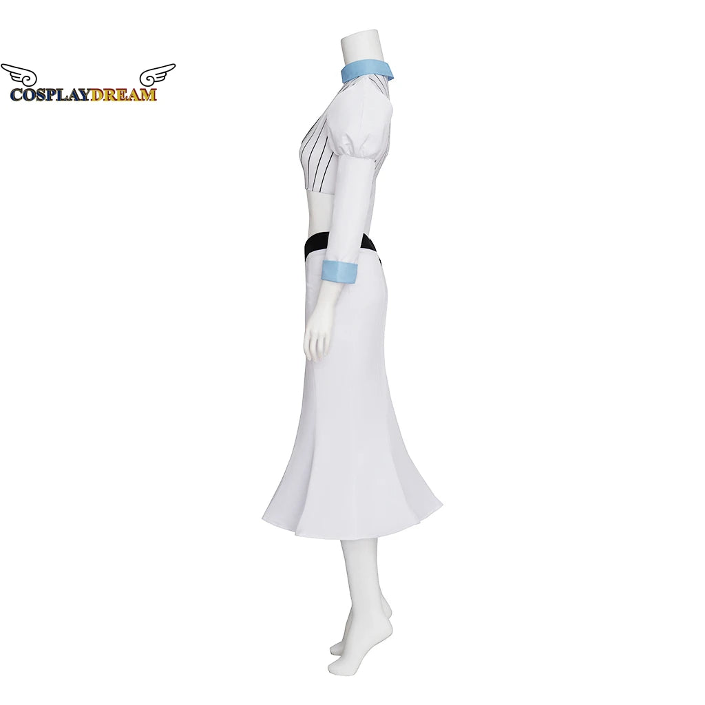 Anime Bleach Inoue Orihime Cosplay Costume Newest Orihime Inoue Cosplay Outfit White Shirt Skirt Suit Halloween Carnival Costume