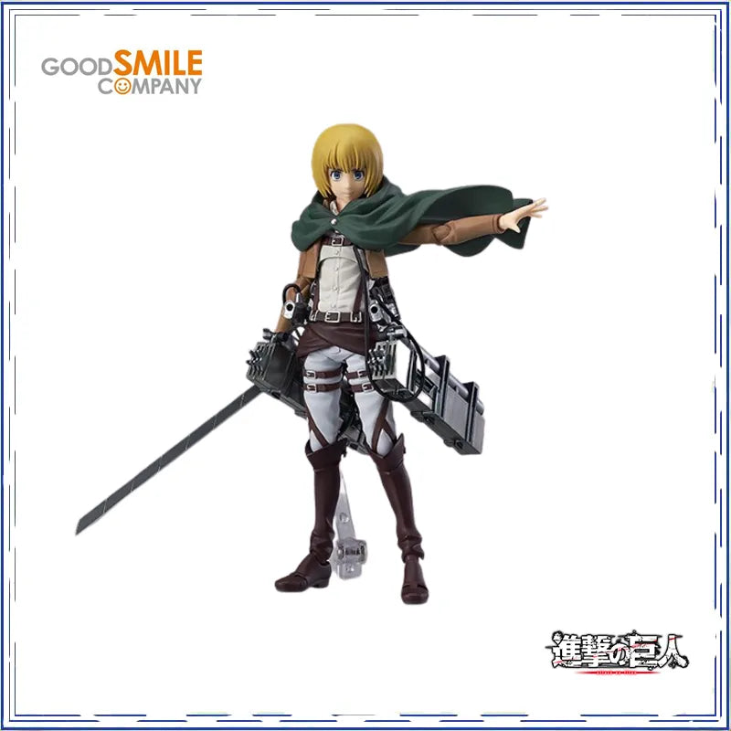 GSC Max Factory figma EX-017 Attack on Titan action figure Armin Arlert Anime figure Active joint Brand new genuine In shelf