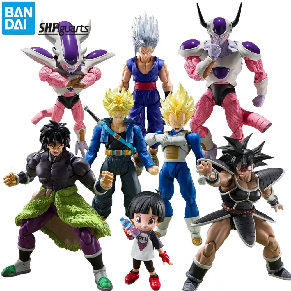 BANDAI Dragon Ball S H Figuarts SHF Broly Frieza Vegeta Legendary Goku Android 19 Beast Gohan Action Toy Figures Gift