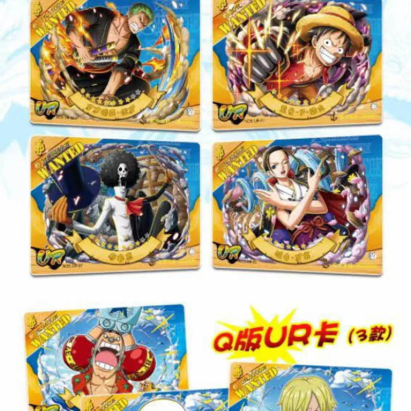 One Piece Collection Cards Box Booster Pack Anime Luffy Zoro Nami Chopper TCG Game Playing Game Cards