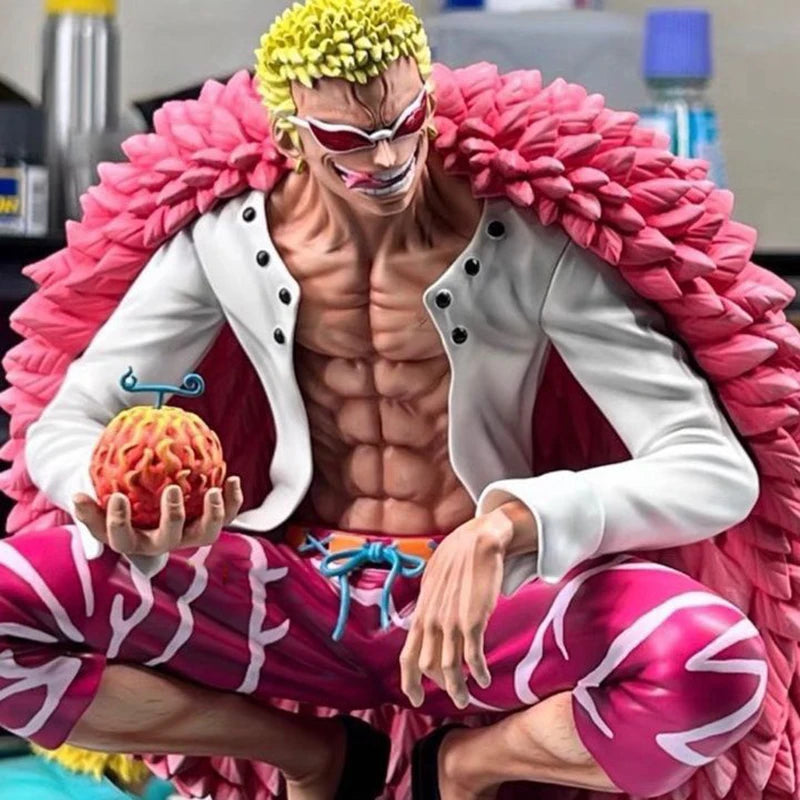 Anime One Piece Figure Donquixote Doflamingo Action Figure One Piece Shichibukai Hen 16cm PVC Collection Model Doll Gifts Toys