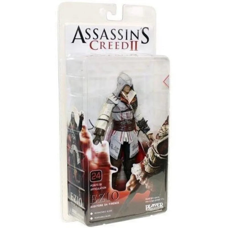 NECA Assassin's Creed Game Figures Altaïr White Clad Assassin EZIO Revelations Action Figures Doll Model Toys Collect Ornaments