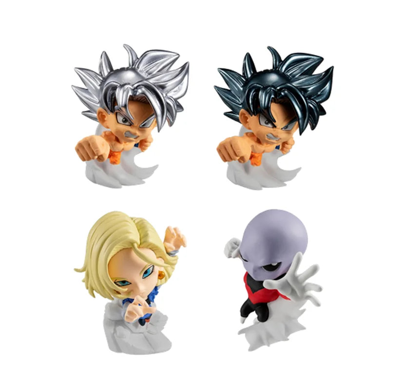 Bandai Dragon Ball SuperJiren Vegeta Son Goku Freezer Gogeta Broli Burdock Warrior Doll Series Anime figuras en miniatura de juguete Kit de regalo