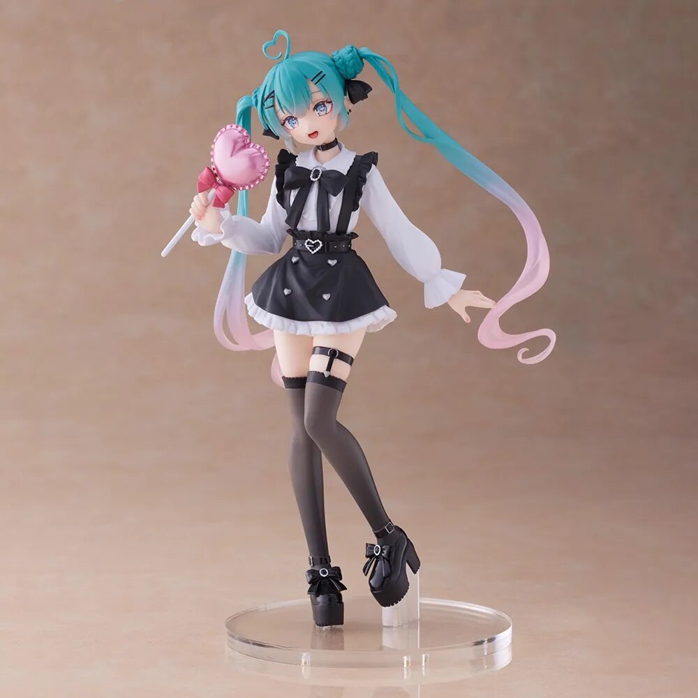 IN Stock Taito Vocaloid Hatsune Miku Fashion Figure Subculture Original Kawaii Doll Anime Figure Pvc Model Collectible Toys Gift