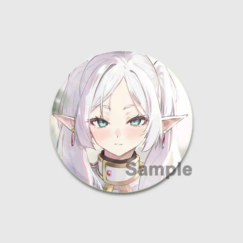 Anime Frieren Beyond Journey's End Button Pins Cartoon Badge Round DIY Creative Brooches for Backpack Jewelry Accessories Gifts
