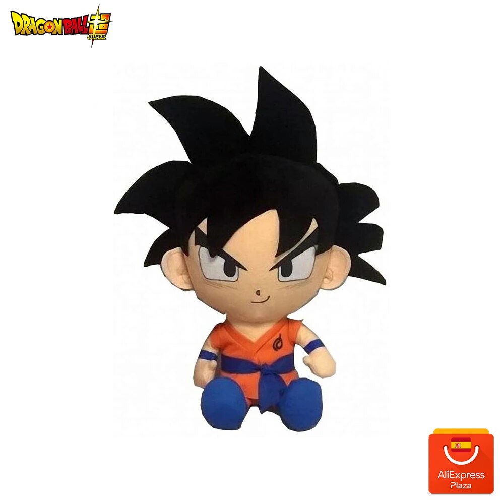 Peluches Dragon Ball Super, Goku, Vegeta, Beerus, super Saiyan con 36 cm de altura aprox.